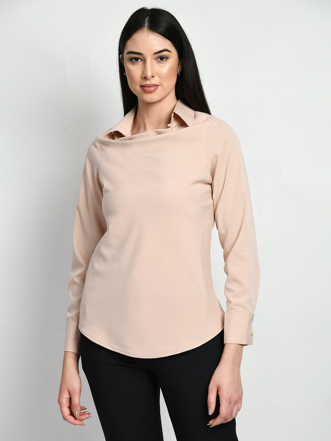 Exude Freshness Cowl Neck Top