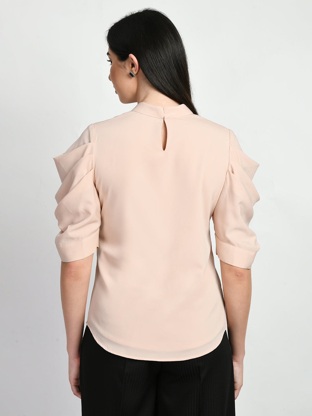 Exude Purpose Cowl Sleeves Top