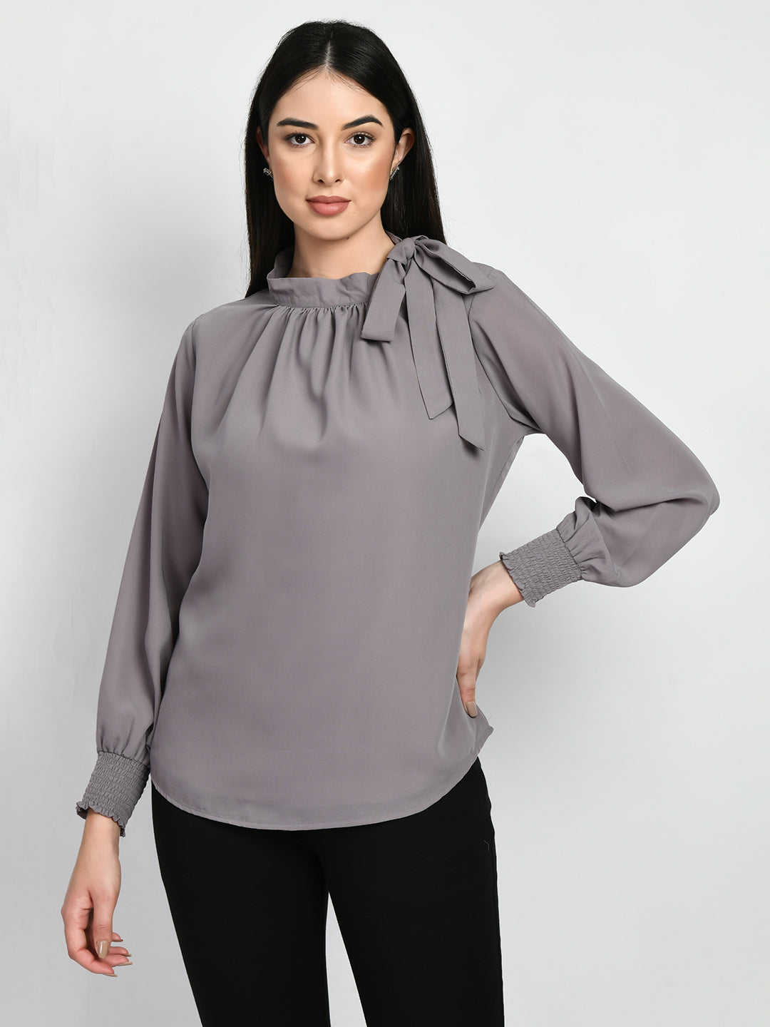 Exude Honesty Side Knot Top