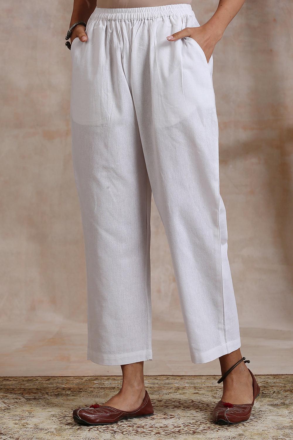 Off-White Flax Farsi Pants