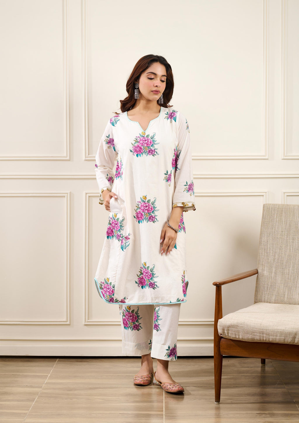 Gul-Boota Kurta Set- SET OF 2