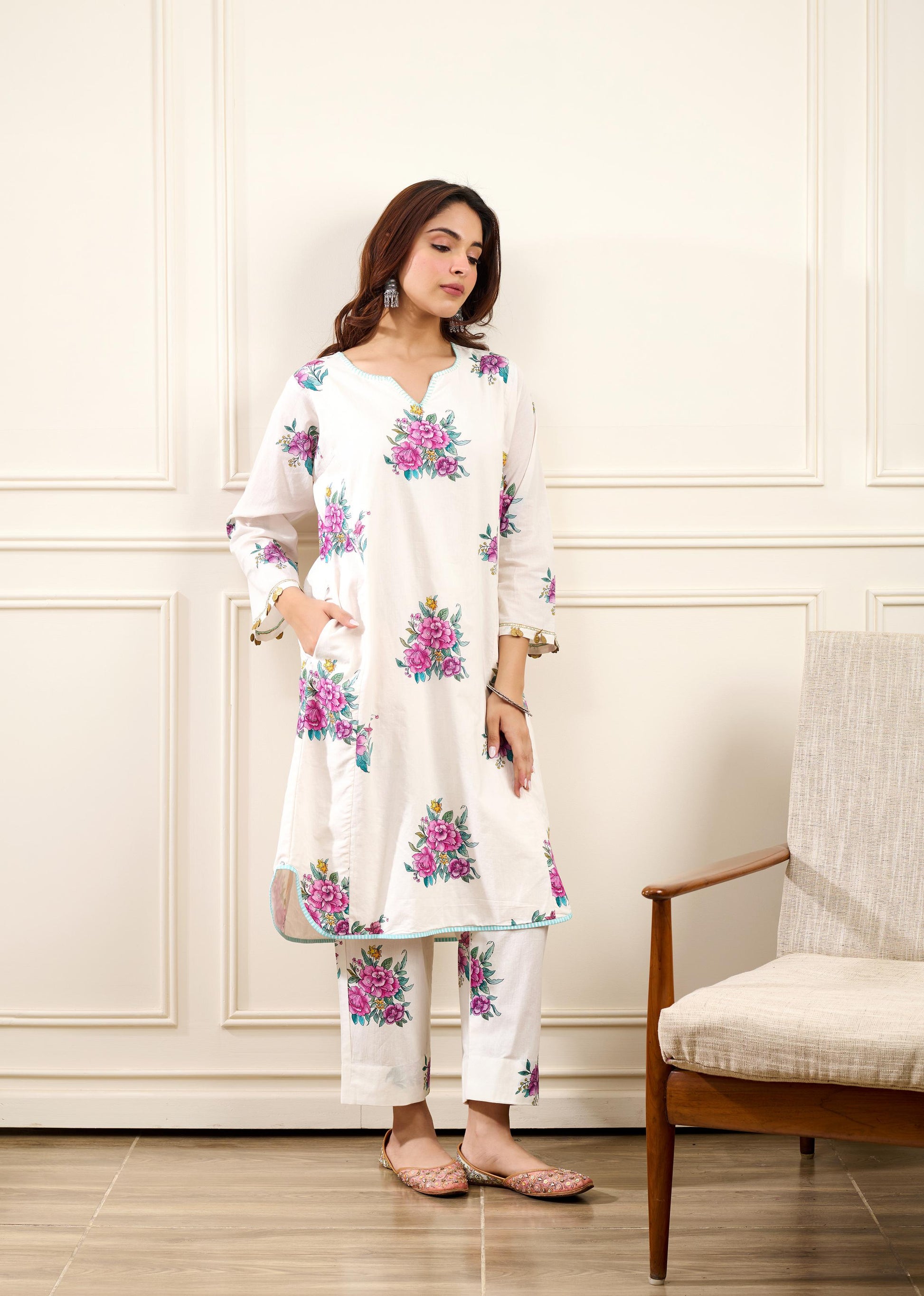 Gul-Boota Kurta Set- SET OF 2