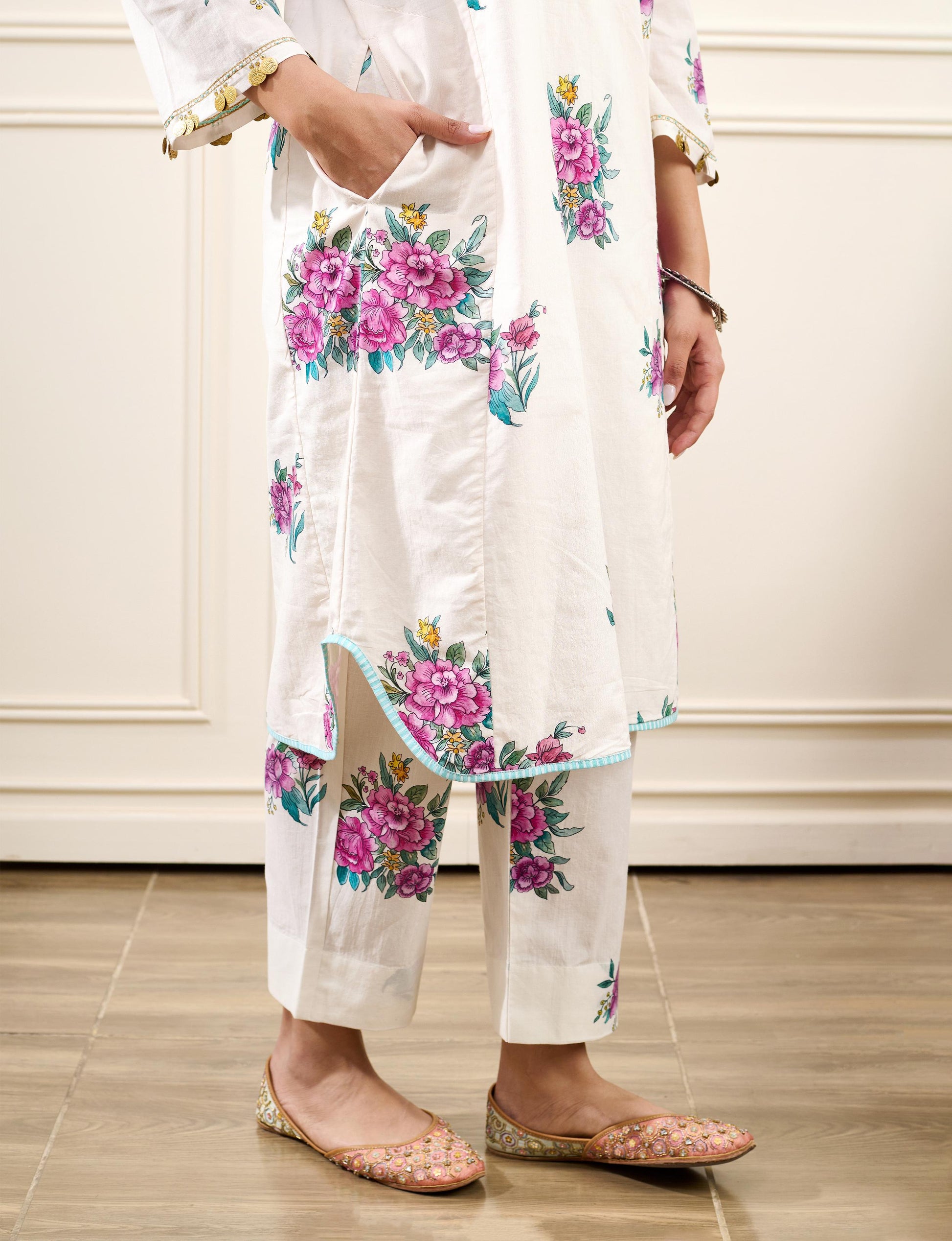 Gul-Boota Kurta Set- SET OF 2