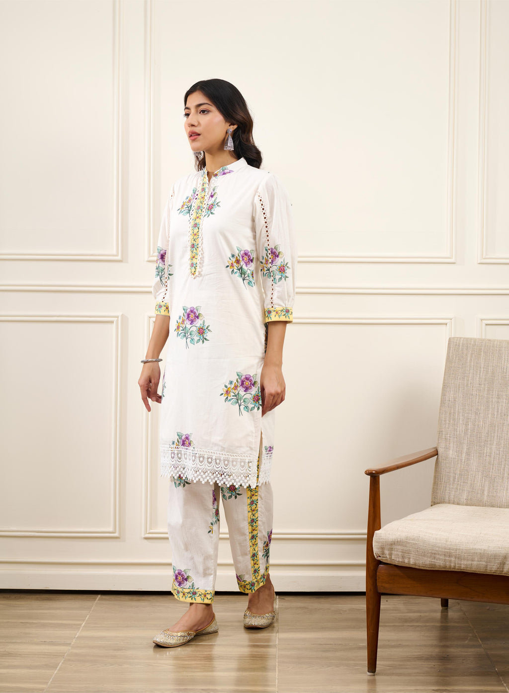 Gul-Mohar Kurta Set- SET OF 2