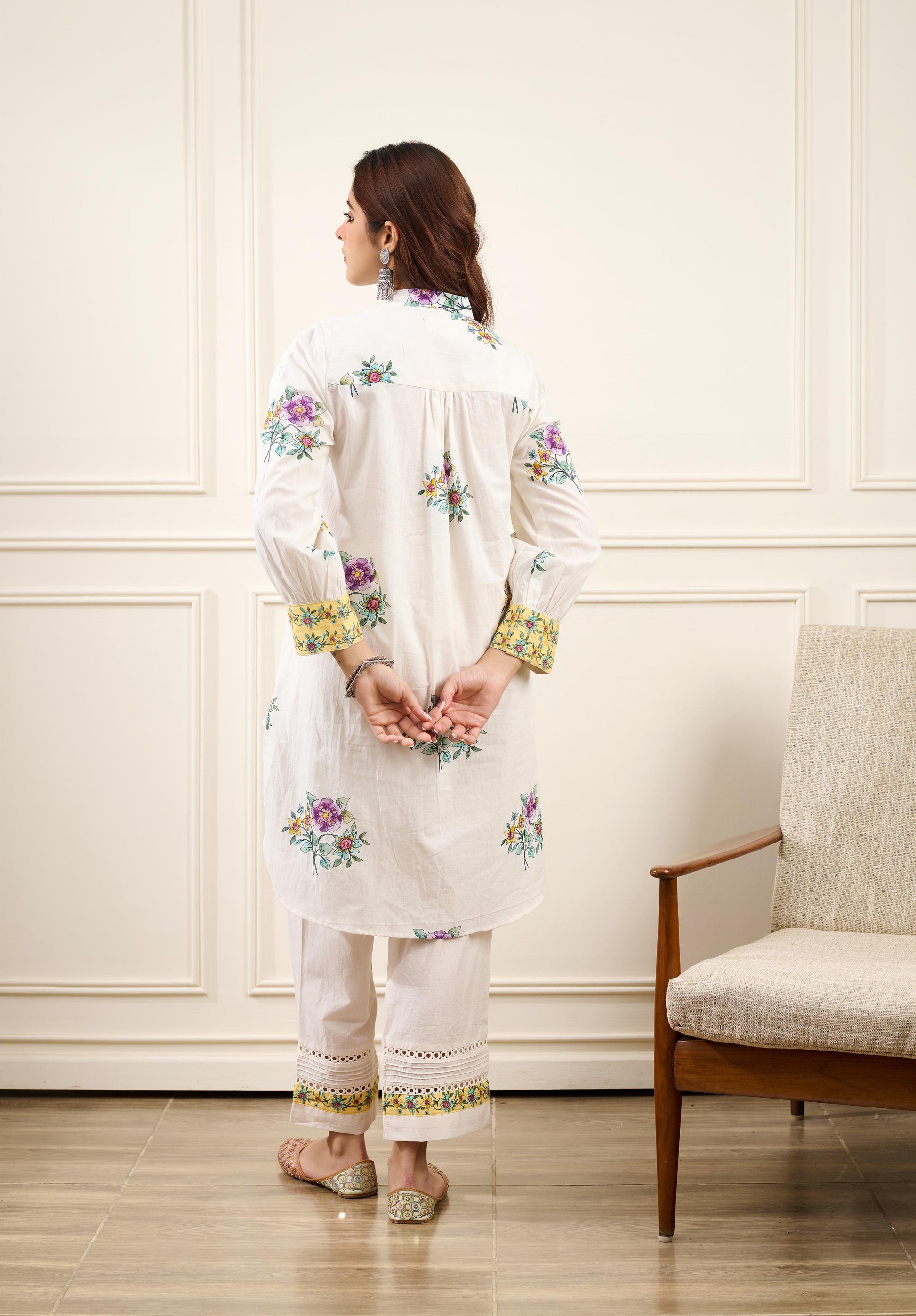 Gul-Mohar Kurta Set- SET OF 2