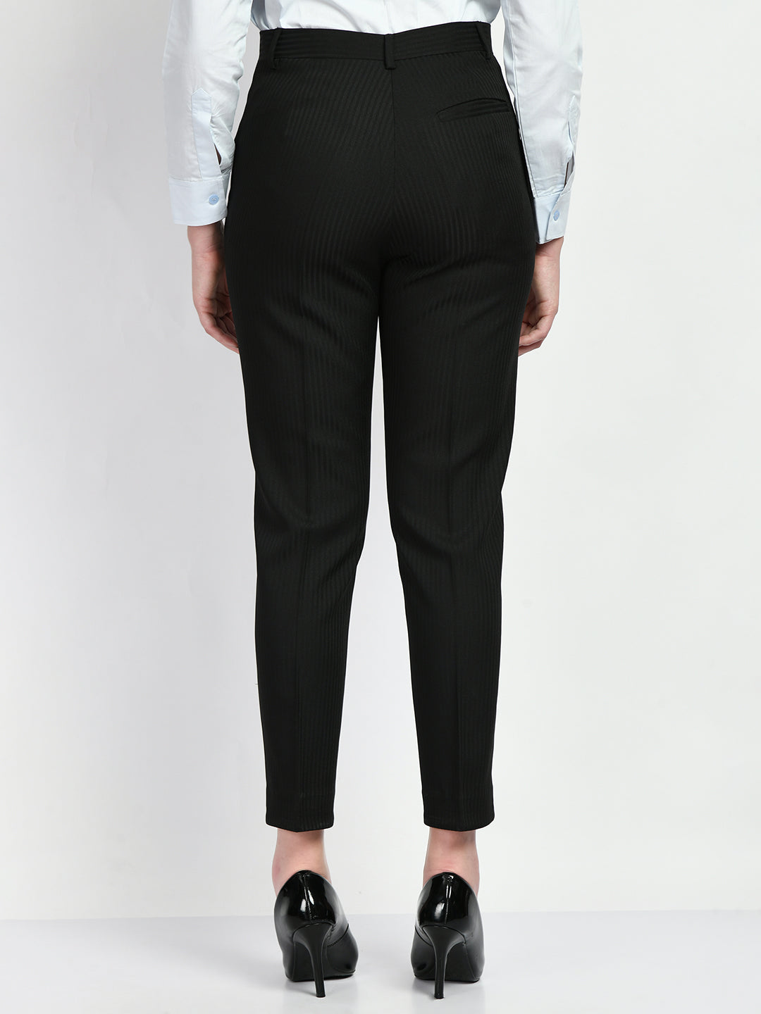 Exude Fire Striped Straight Trousers