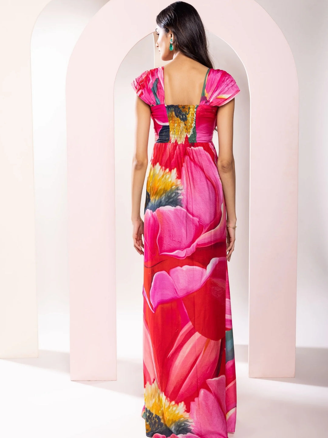 Caspia Printed Maxi Dress
