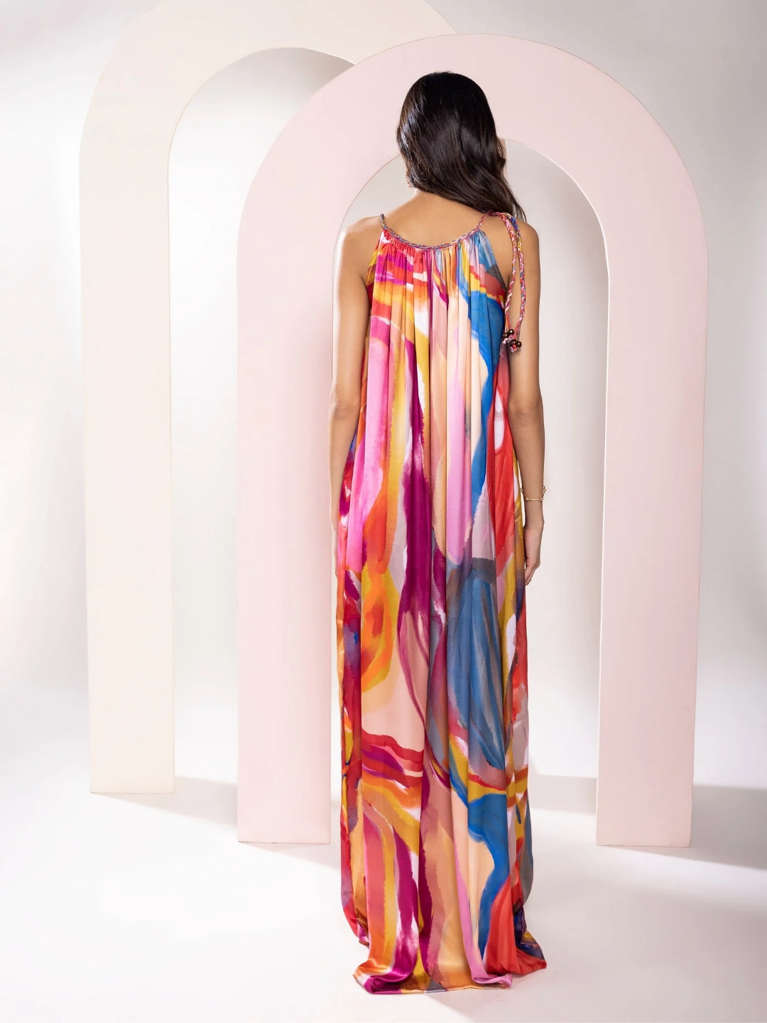 Fresco Printed Maxi Dress
