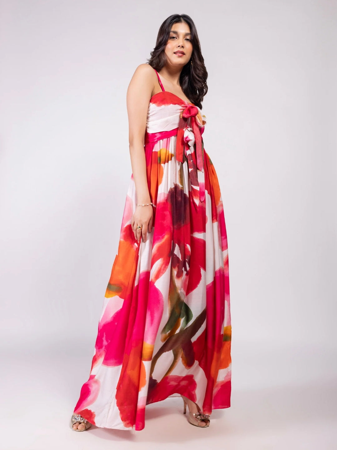 Zinnia Printed Maxi Dress