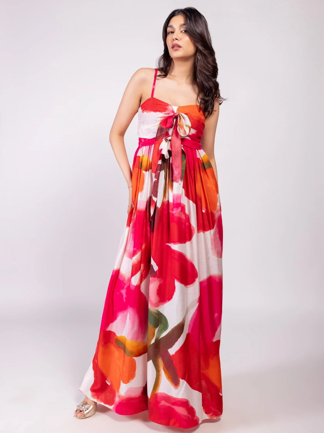 Zinnia Printed Maxi Dress