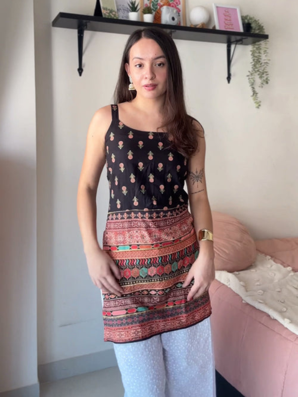 Floral Printed Tunic-AH