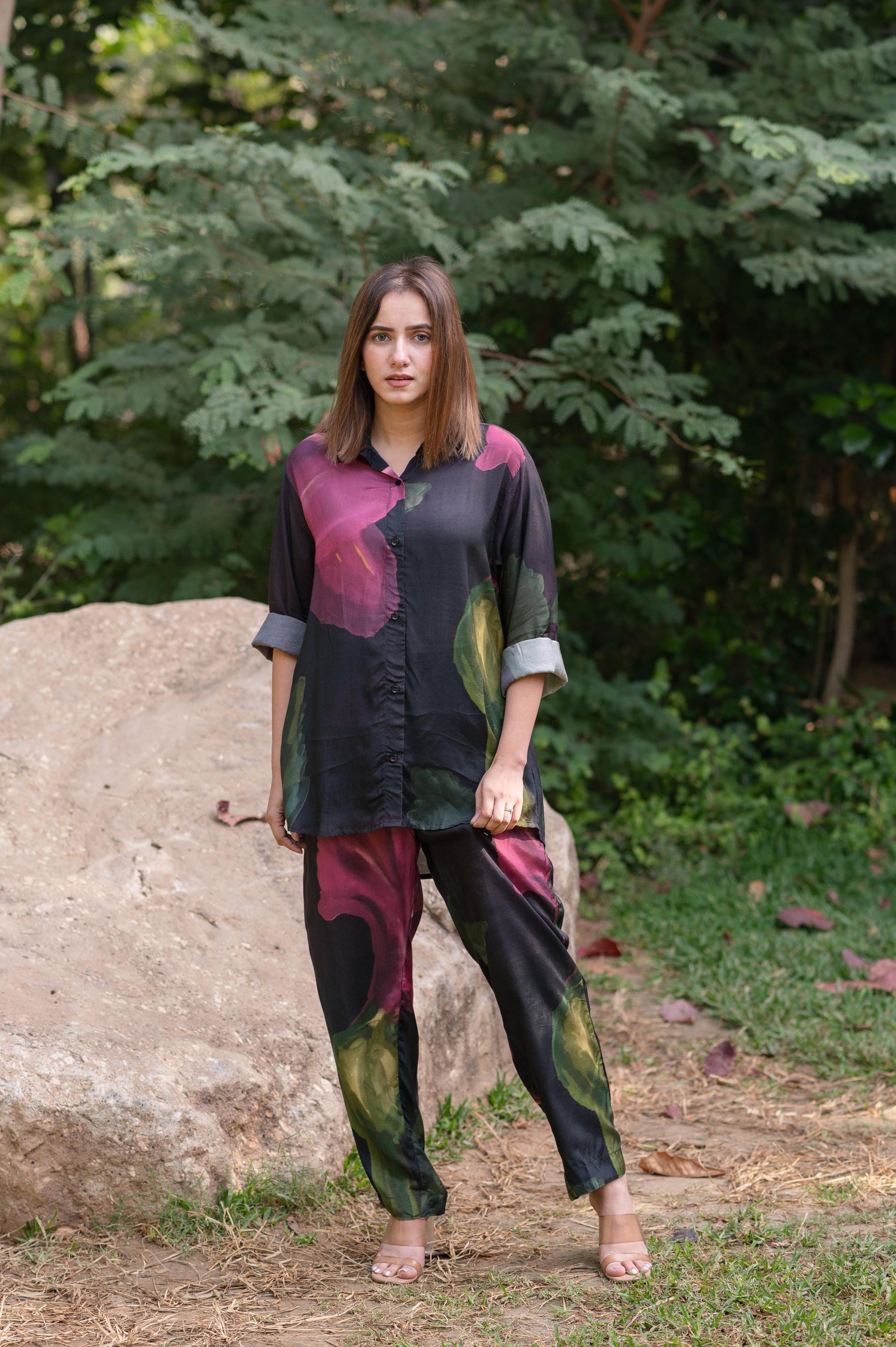 VINTAGE  SHIRT PANT SET - SET OF 2- ET