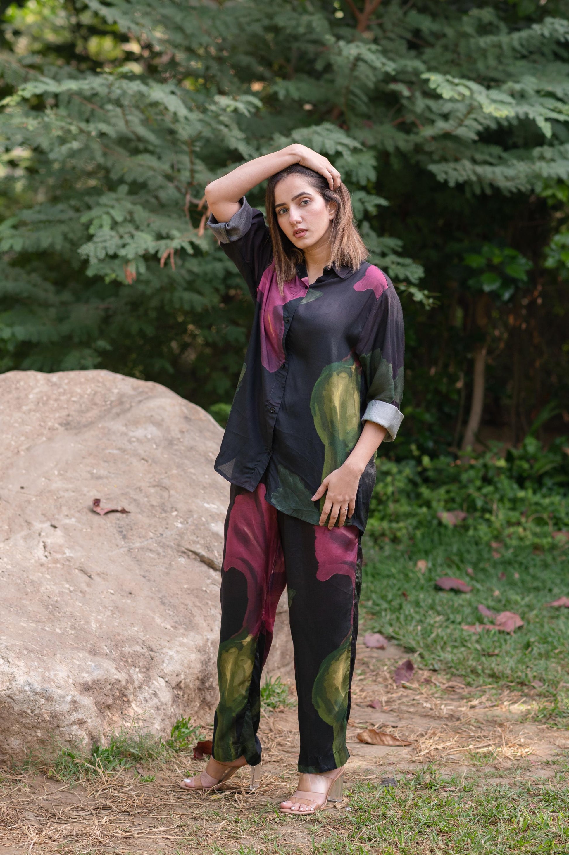 VINTAGE  SHIRT PANT SET - SET OF 2- ET