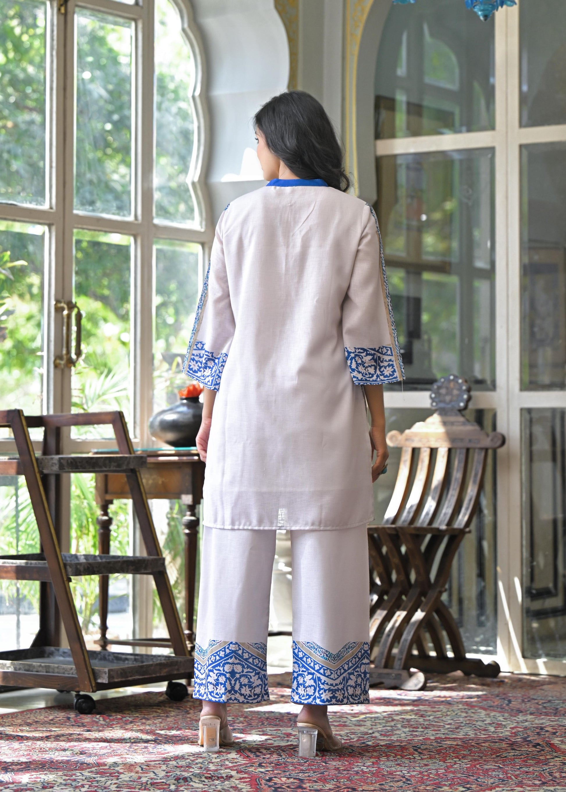Vastramaya pearl Cotton co-ord set- AL