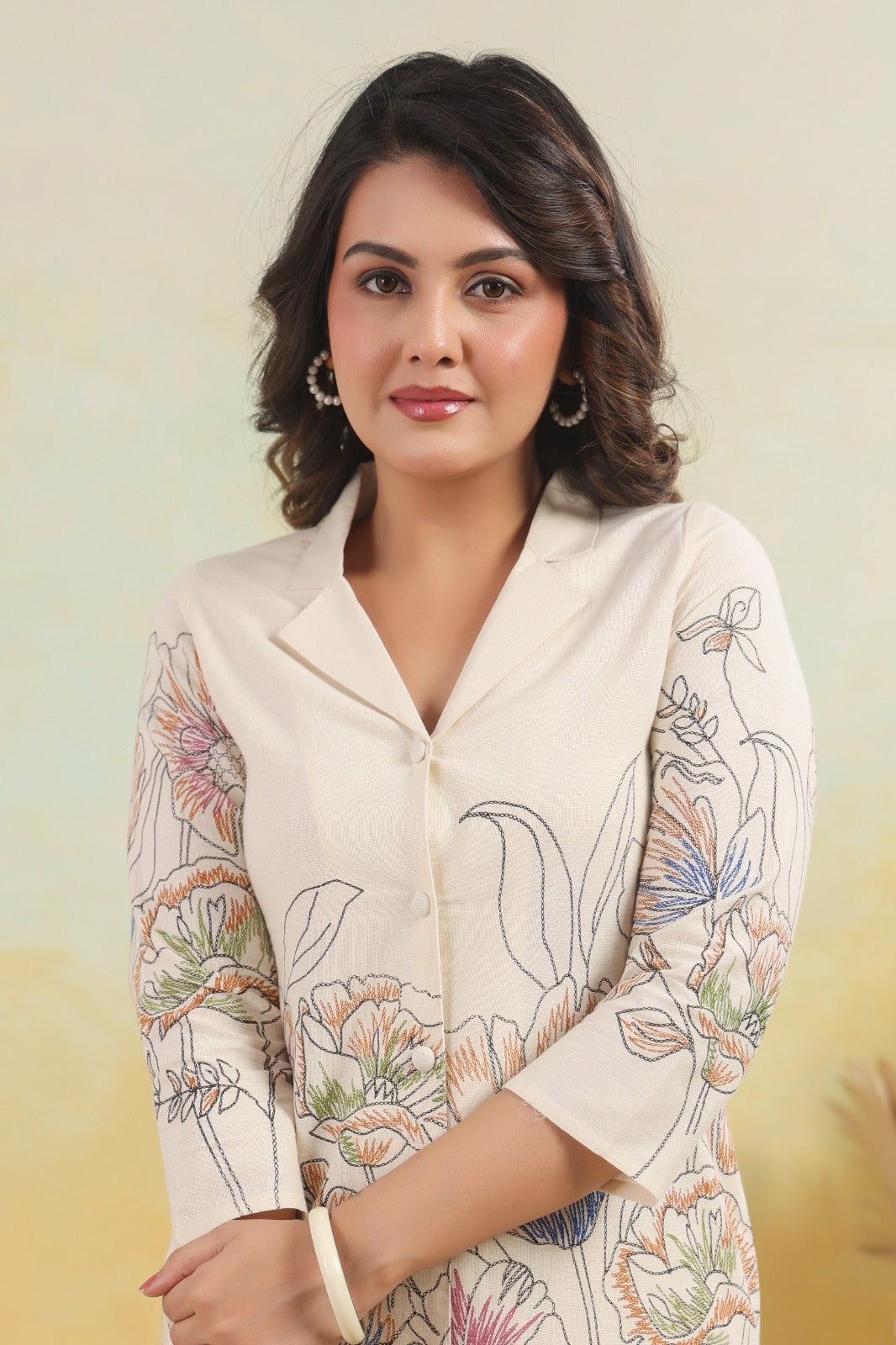 Hardik Misri Printed Cotton Co-ord Set- AL