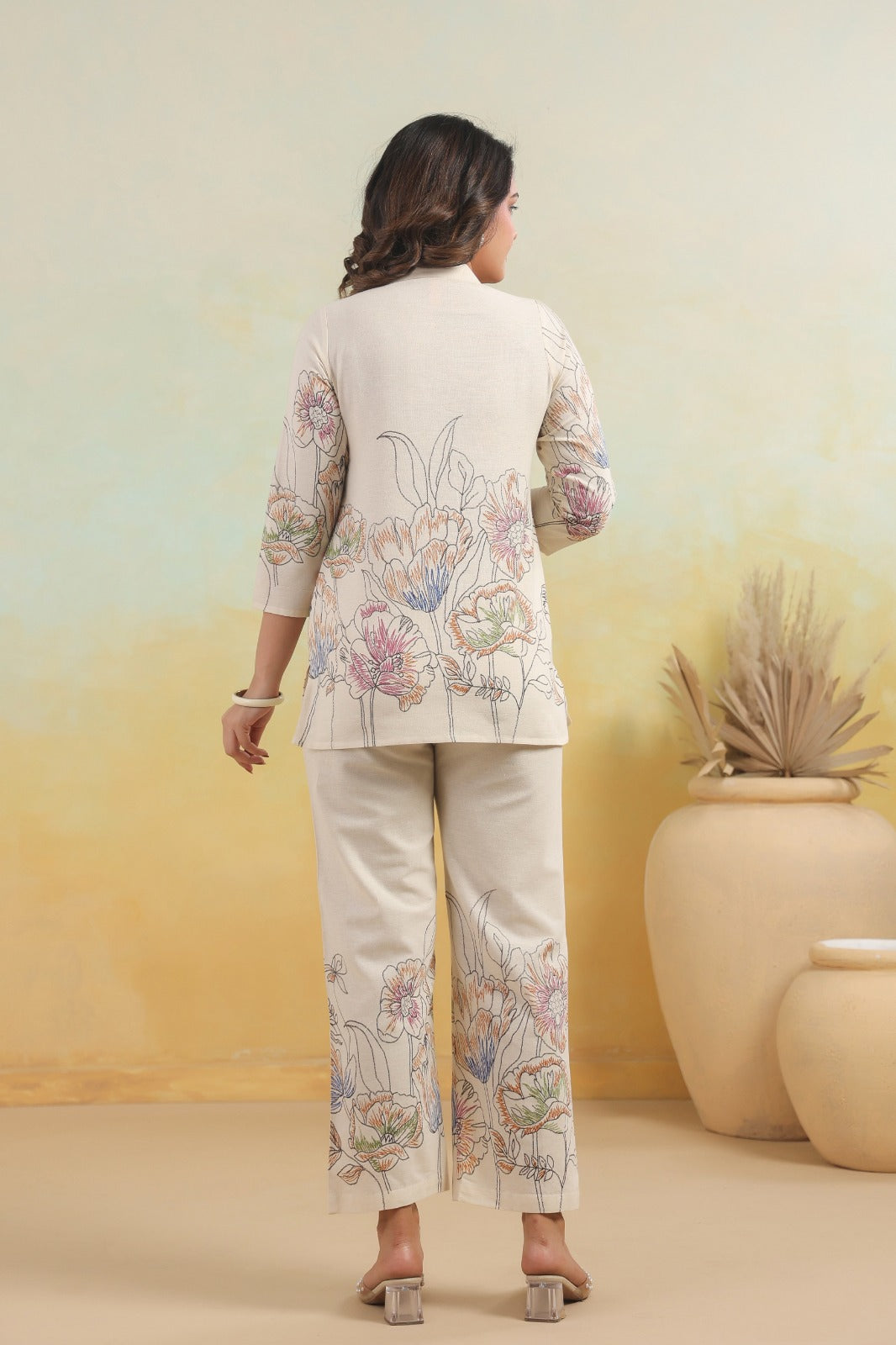Hardik Misri Printed Cotton Co-ord Set- AL