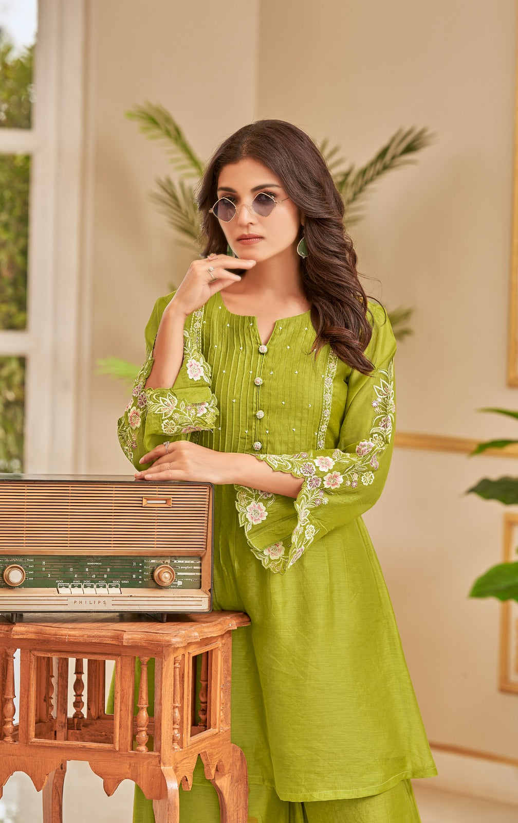 Gaurisha Barf Embroidery Premium Co-ord Set-AL