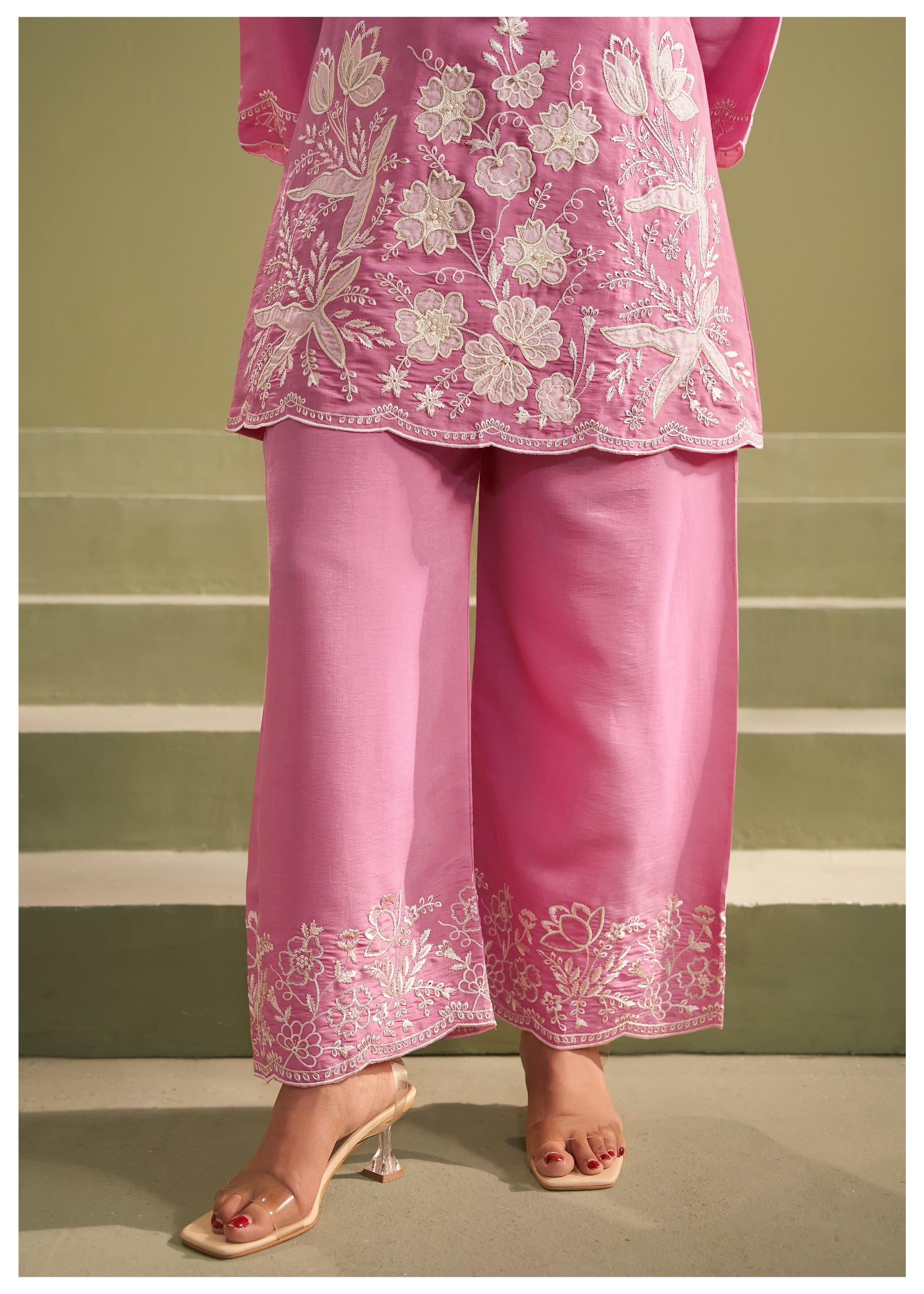 Ira Punch Embroidery Suit set-AL