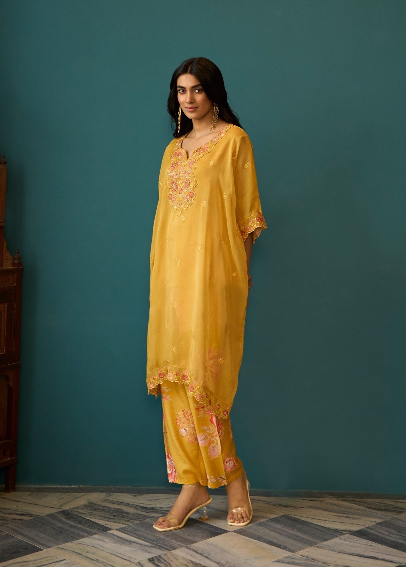 Aster Amber Premium fusion wear co-ord set- AL