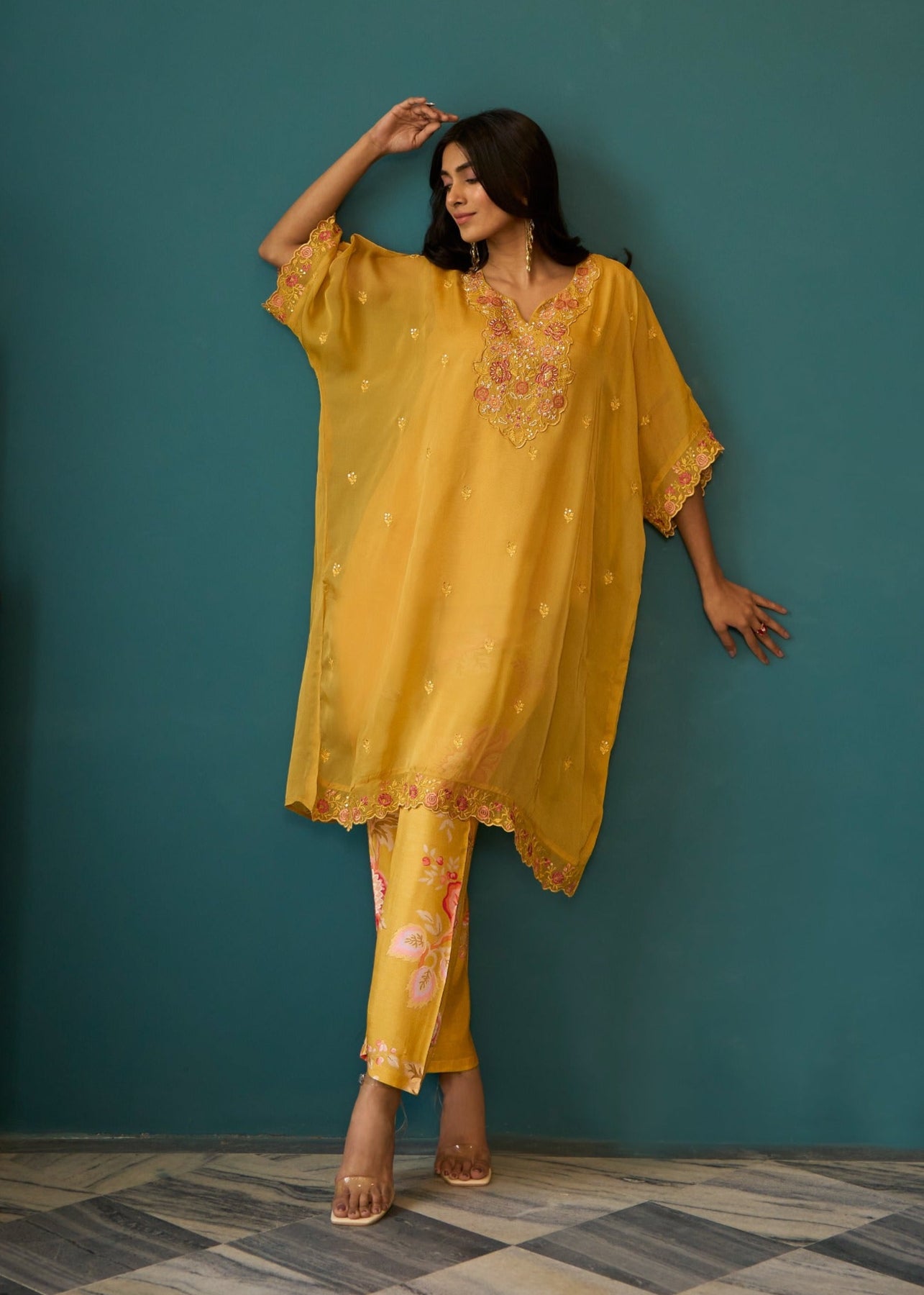 Aster Amber Premium fusion wear co-ord set- AL