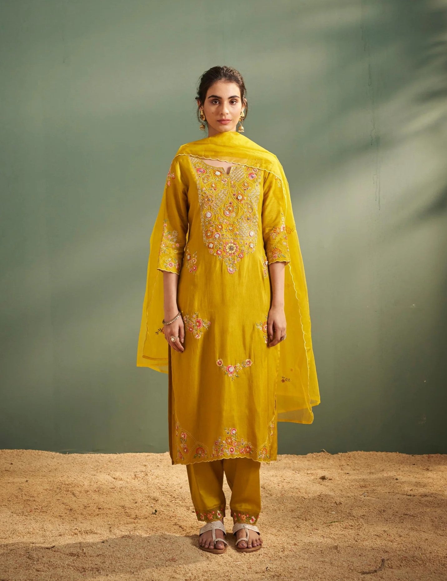 Ira Amber Full Work Suit Set-AL