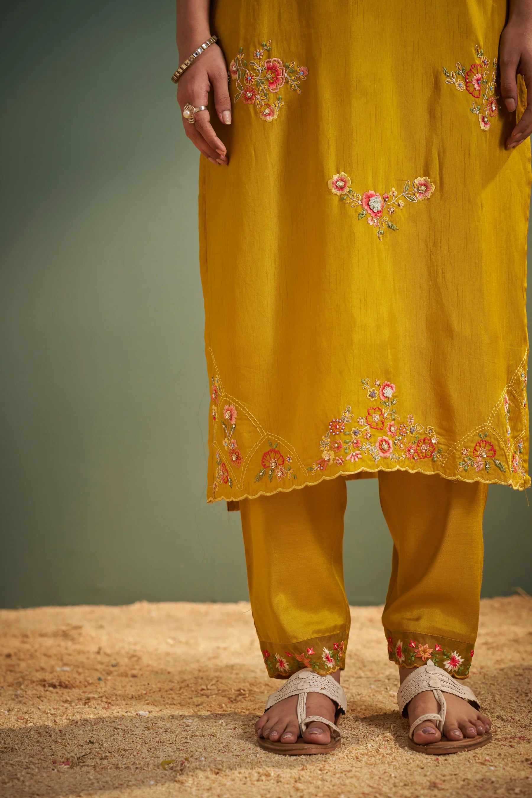 Ira Amber Full Work Suit Set-AL