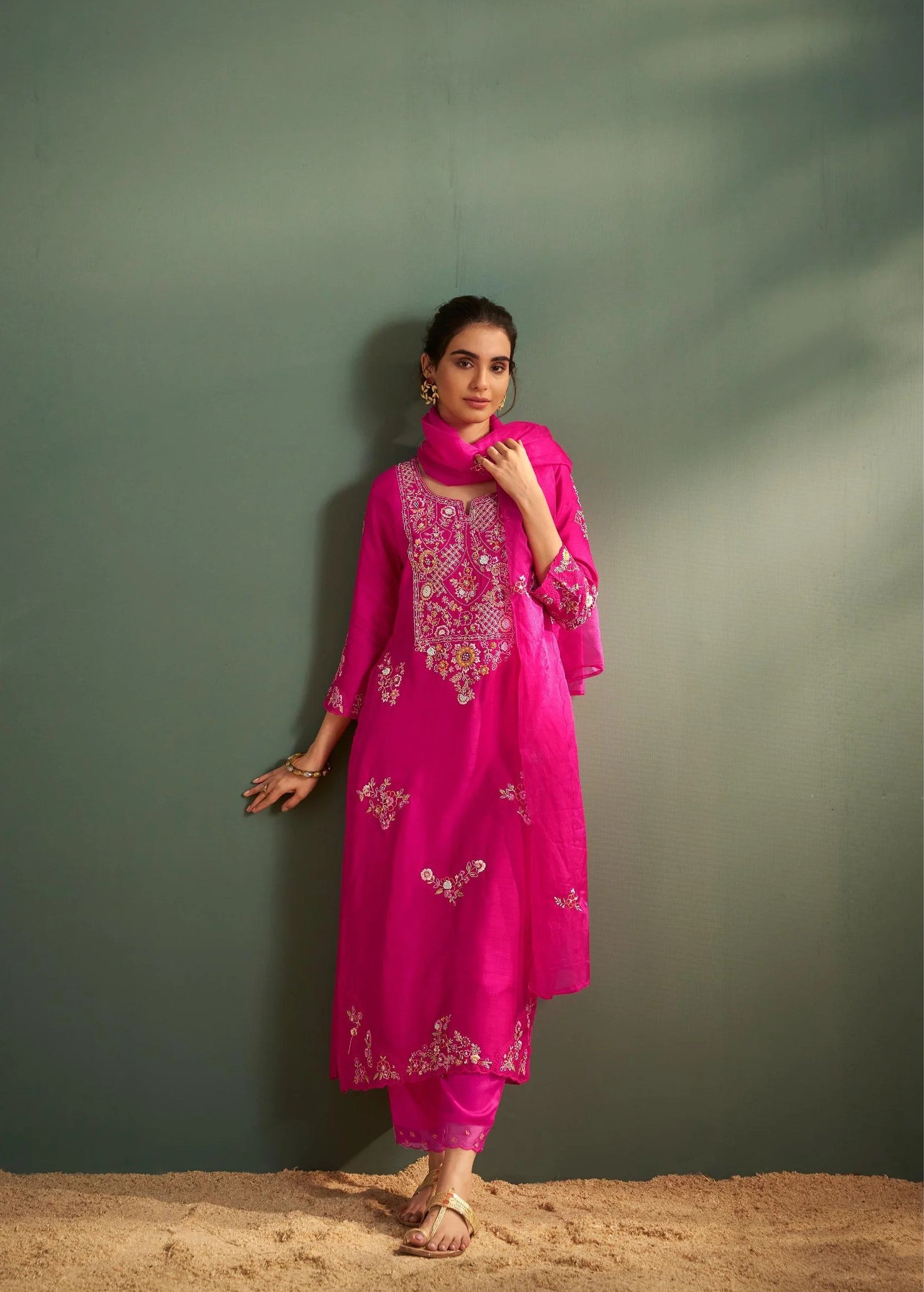 Ira Rose Full Work Suit set-AL