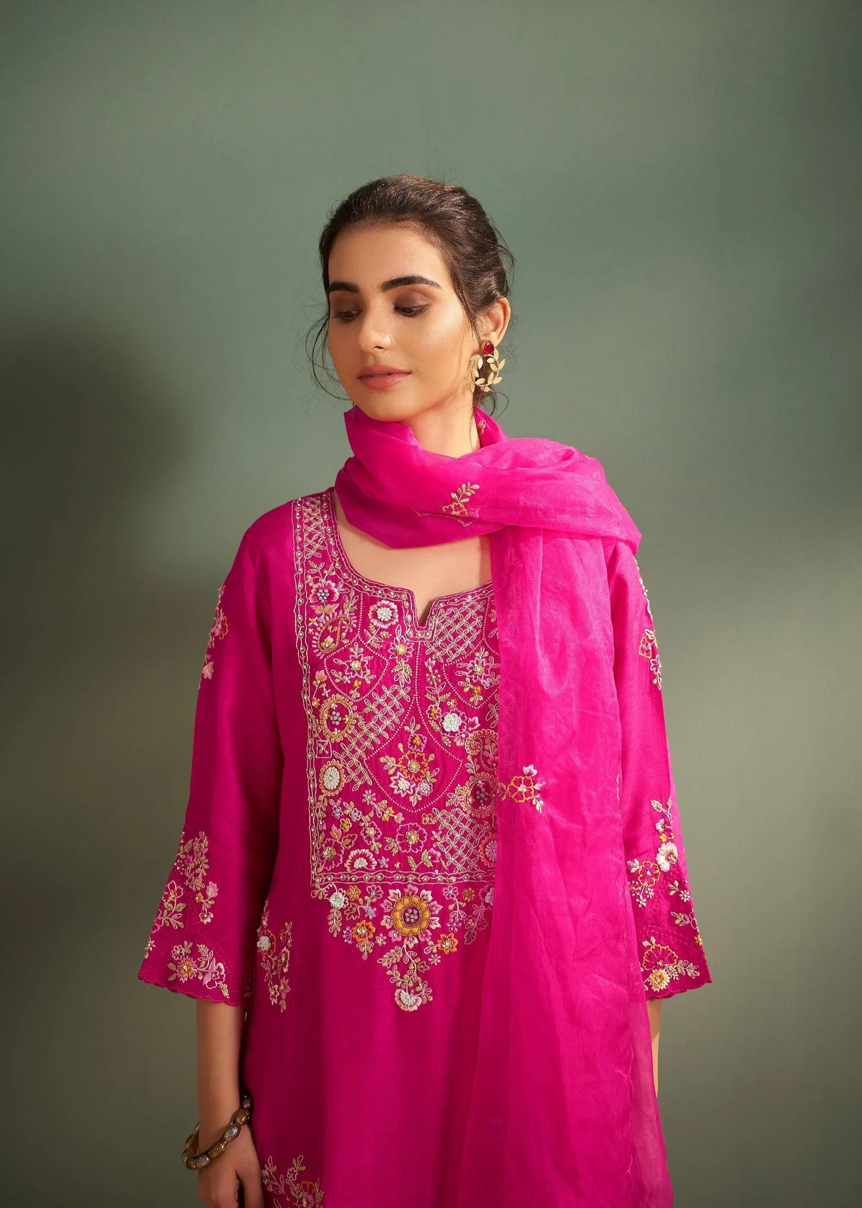 Ira Rose Full Work Suit set-AL