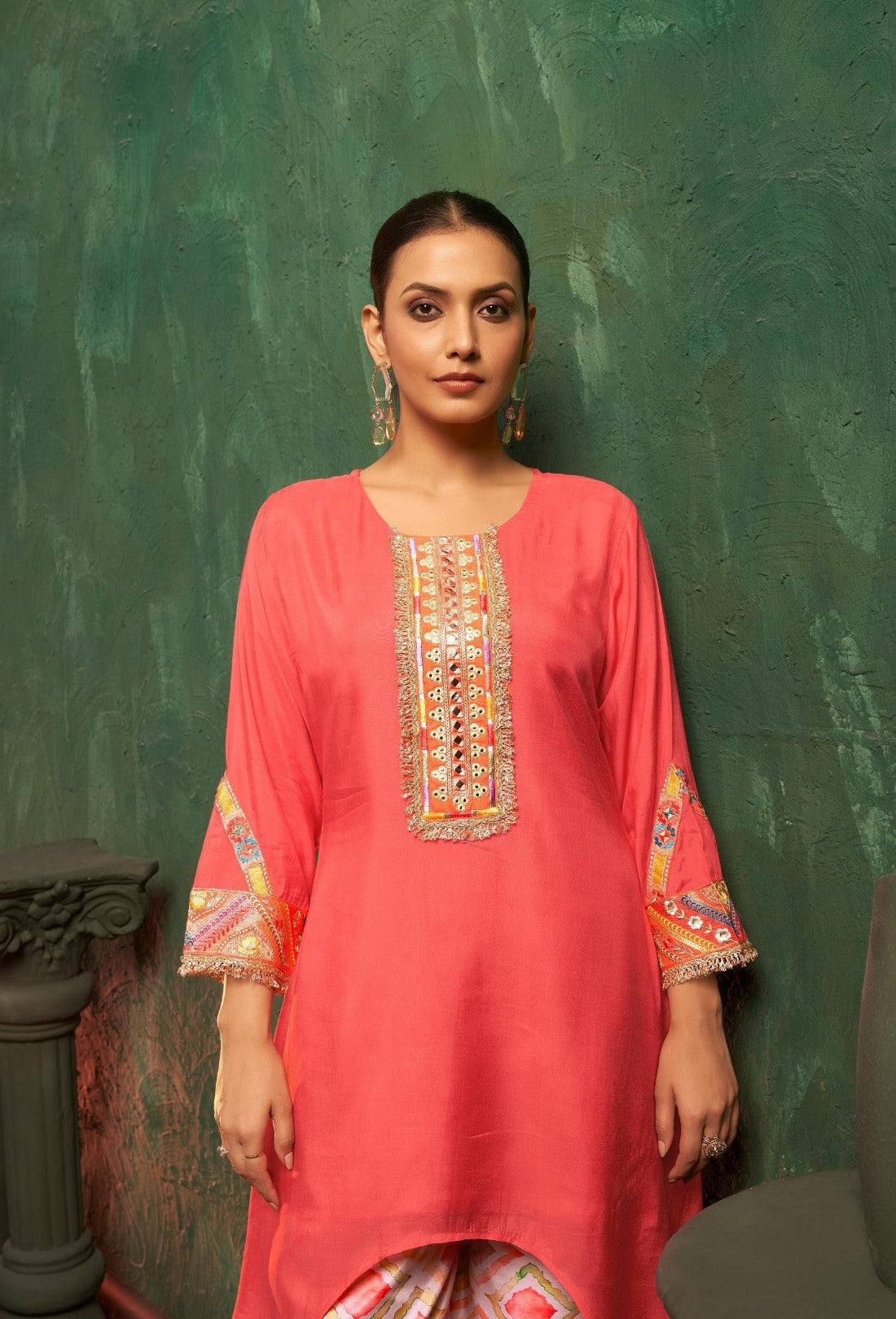 Ira poppy fusion wear set-AL