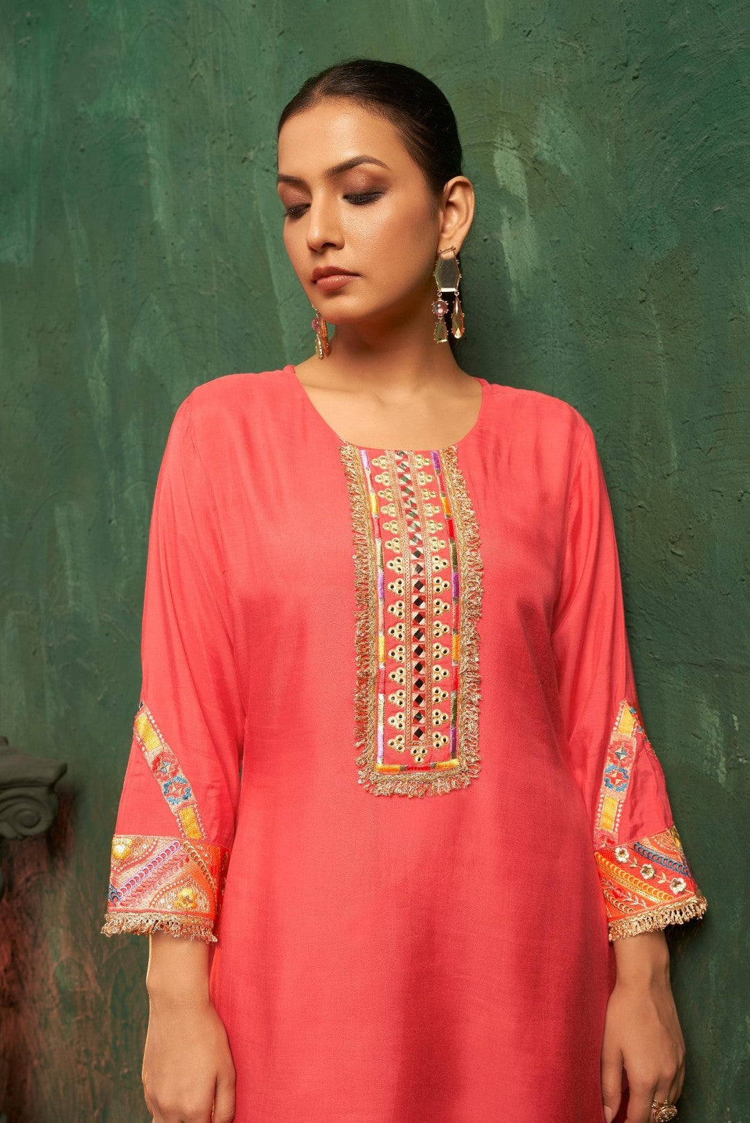 Ira poppy fusion wear set-AL