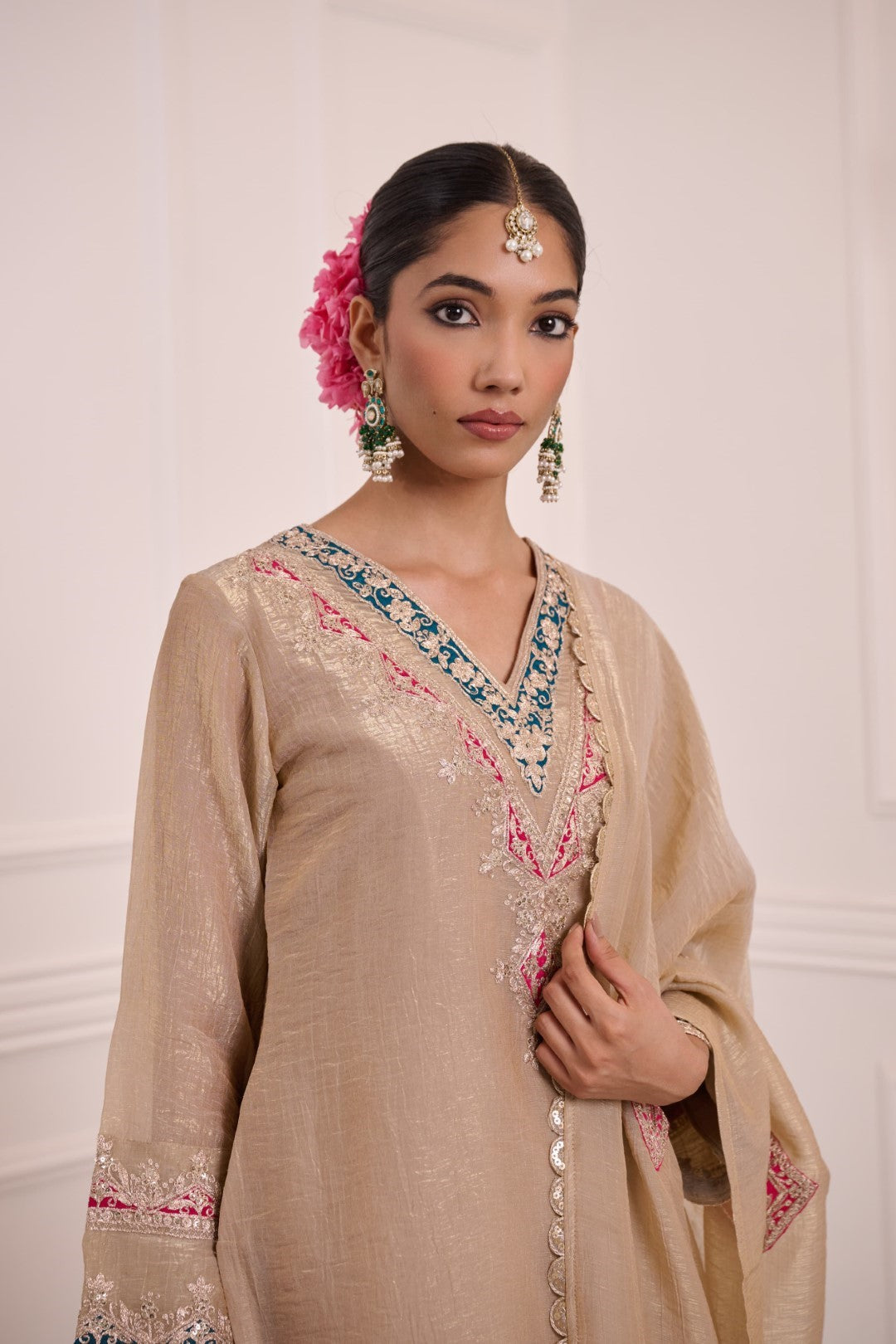 Gaurisha caramel full work premium suit set-AL