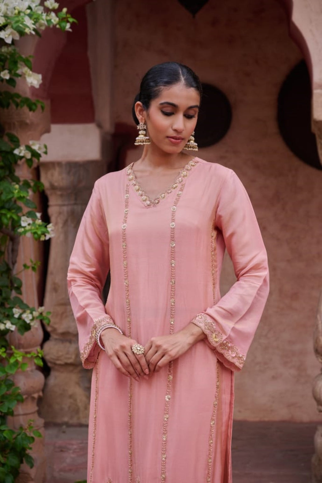 Gaurisha Ruddy Full work Premium Suit Set