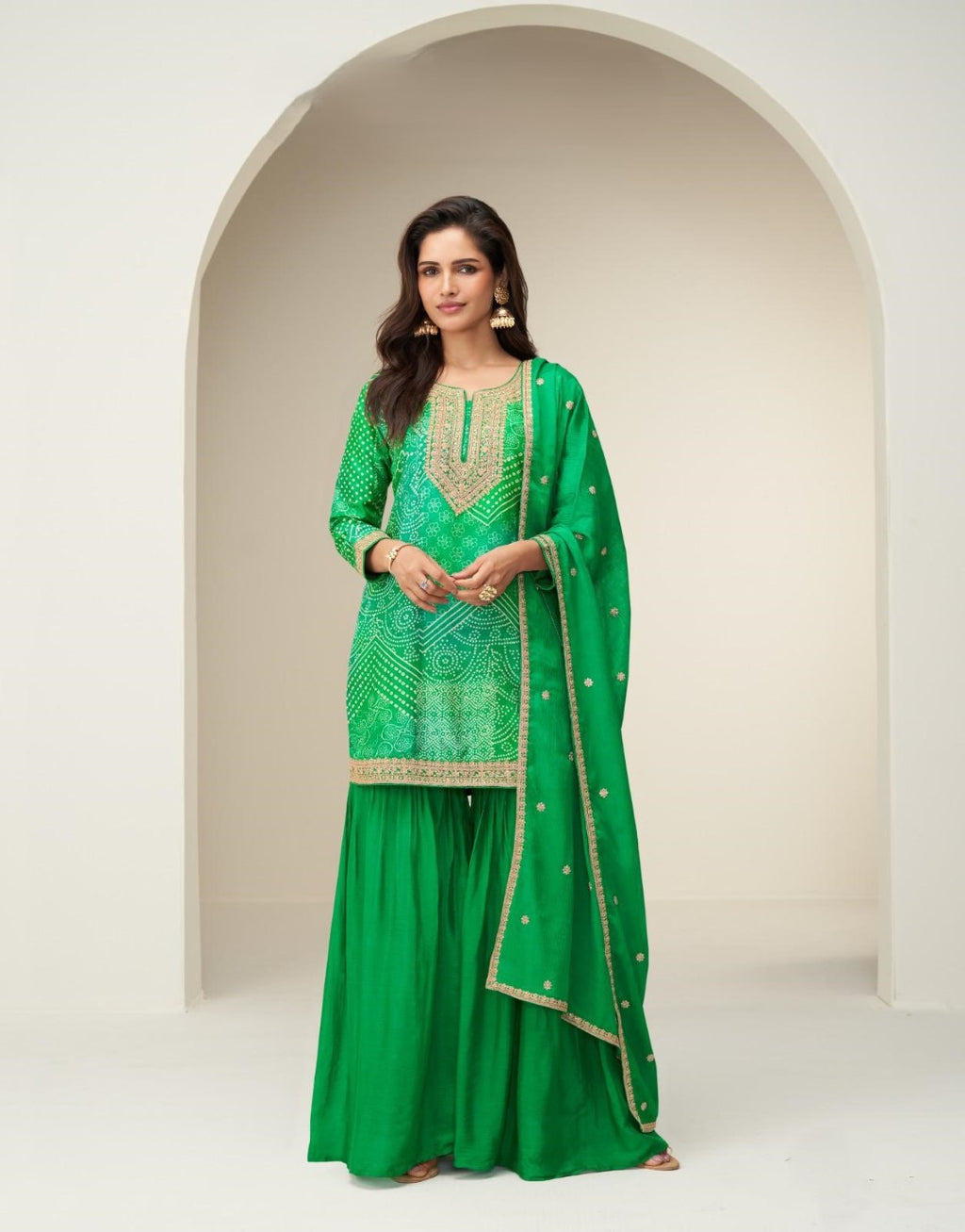 Mangal fern full work suit set