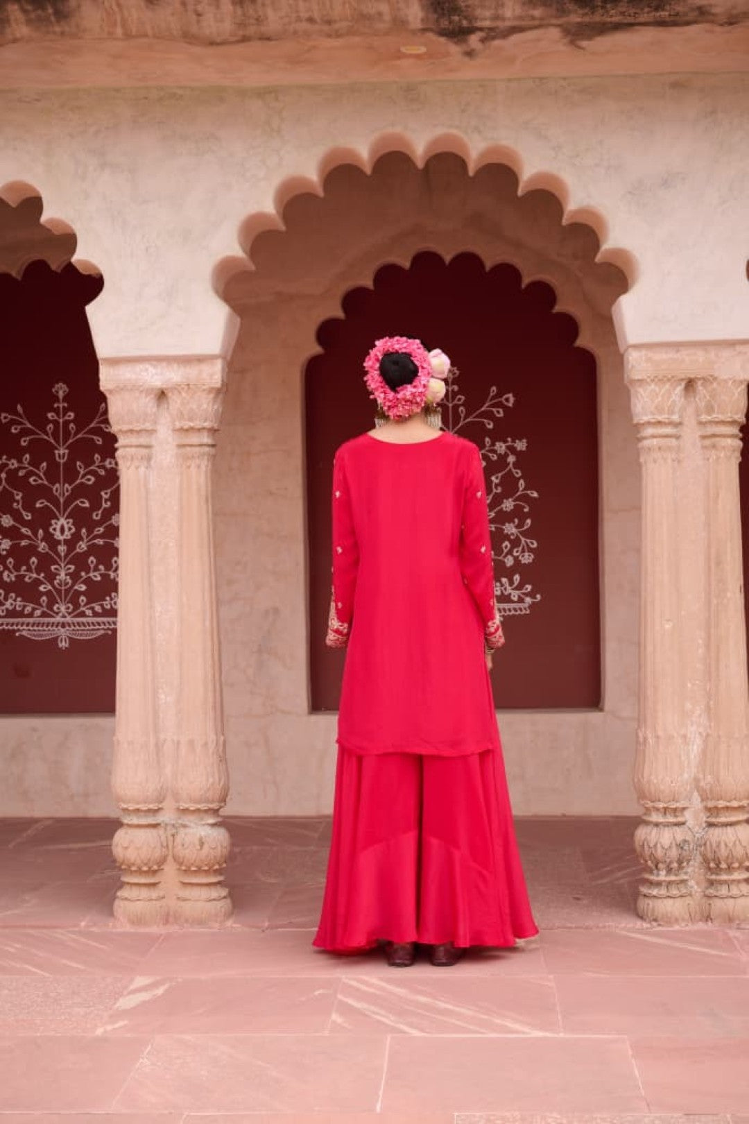 Sangini zarqa full work suit set