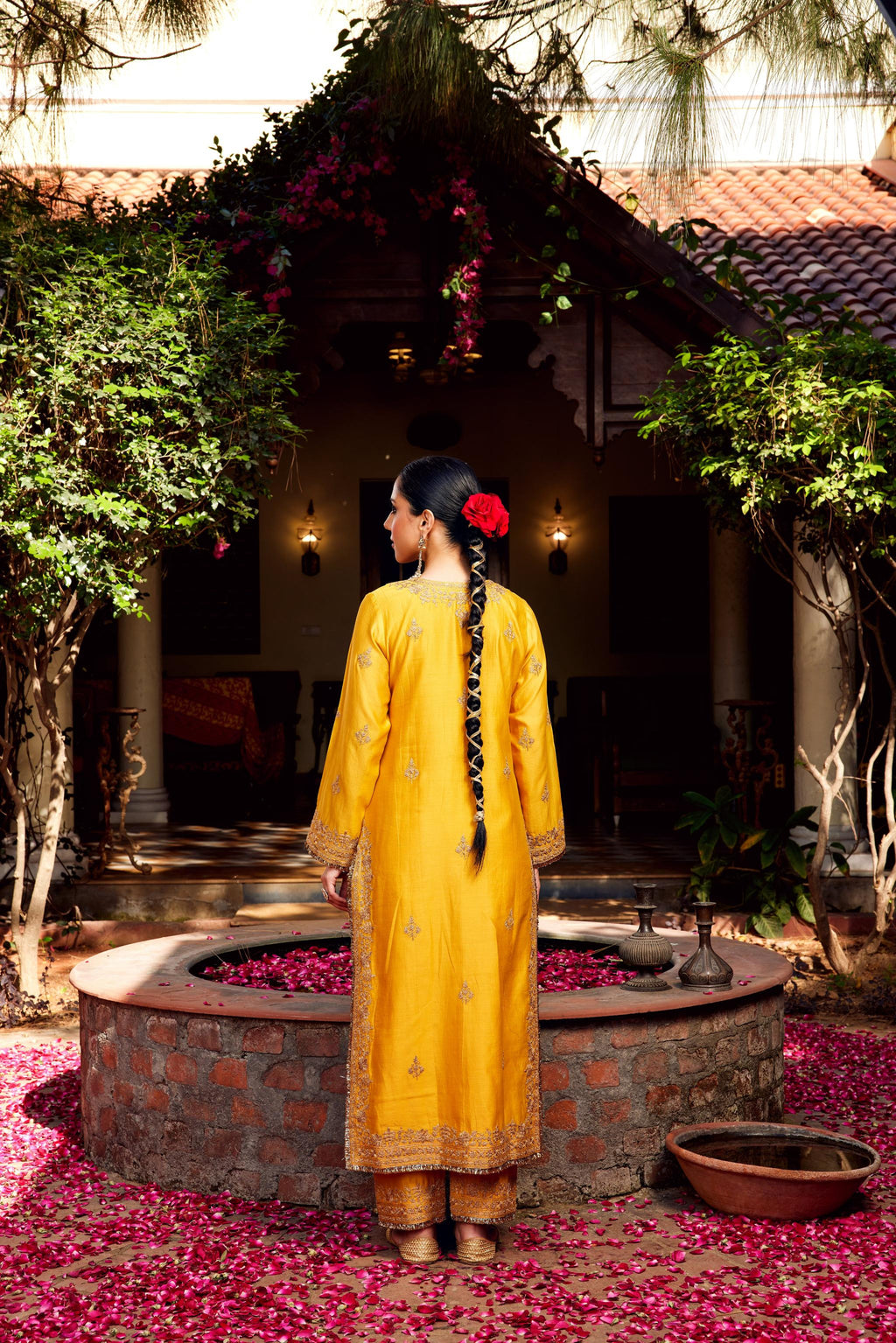 Yellow Inayat Kurta Set of 3