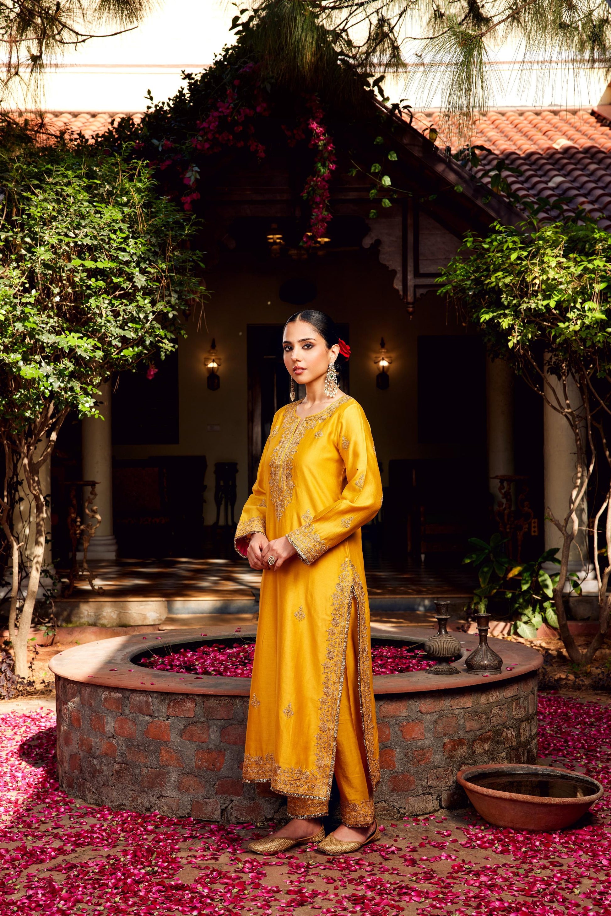 Yellow Inayat Kurta Set of 3