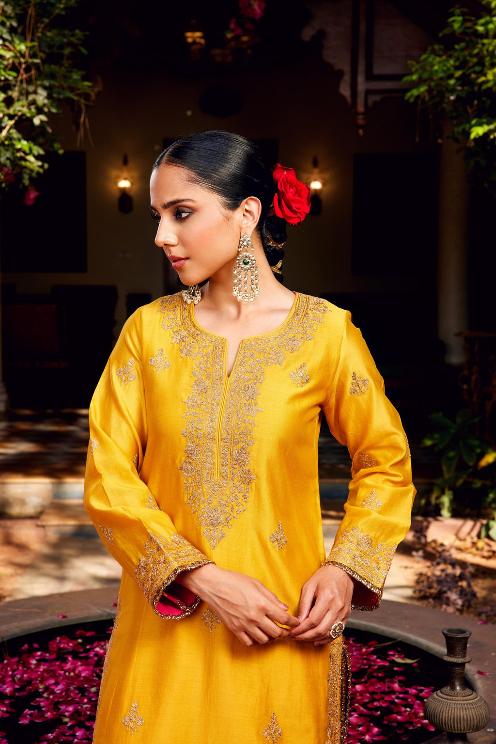 Yellow Inayat Kurta Set of 3