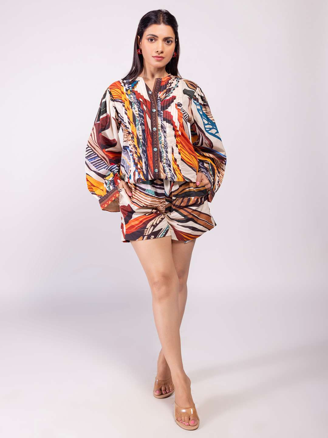 Cinnamon Printed Top