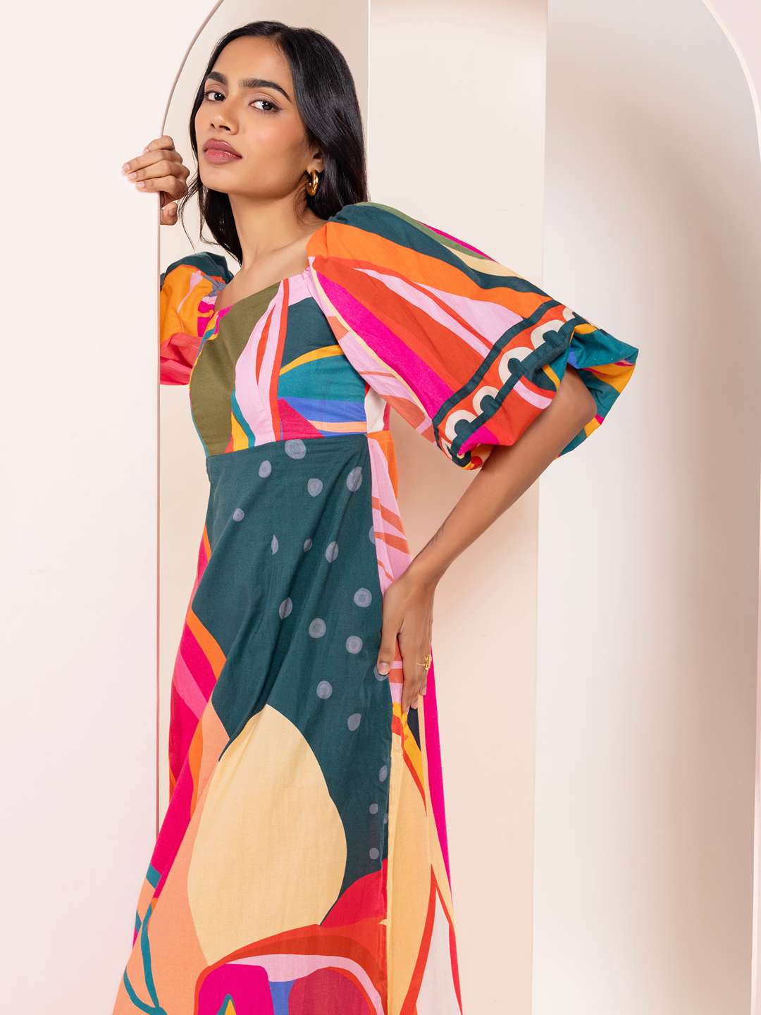 Pinko Printed Maxi Dress