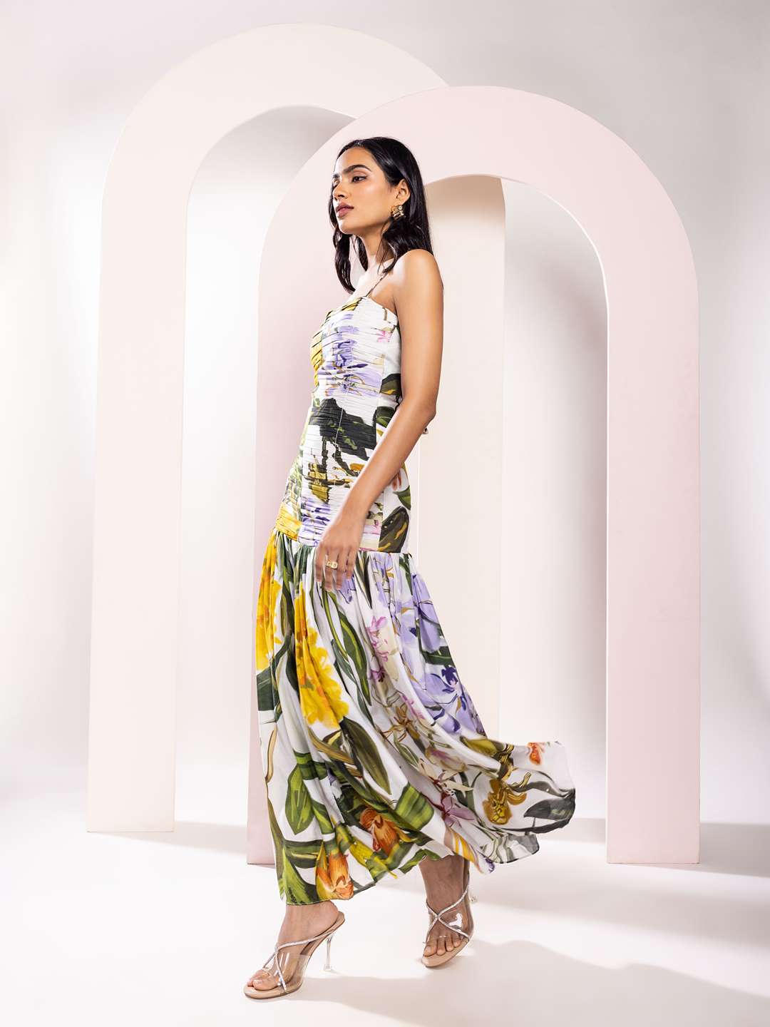 Juniper Printed Pleated Dress