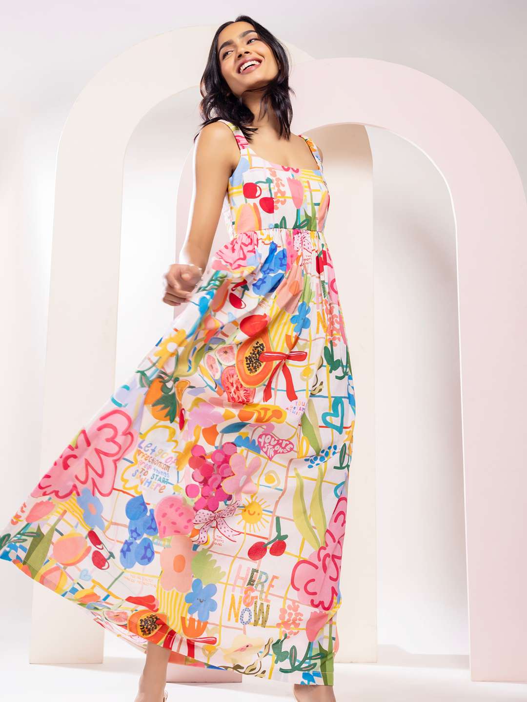 Sugar Printed Maxi Dress