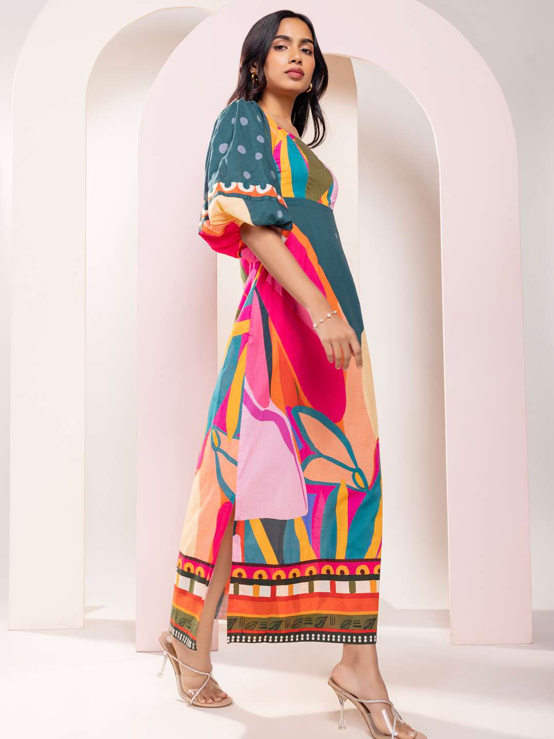 Pinko Printed Maxi Dress