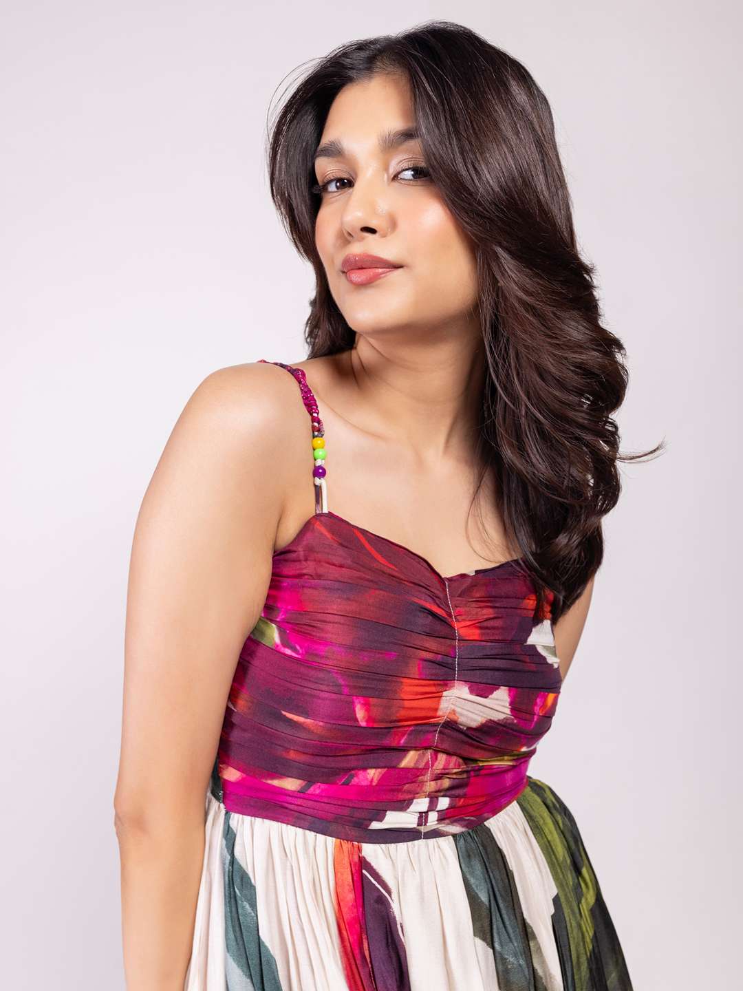 Whimsy Printed Maxi Dress