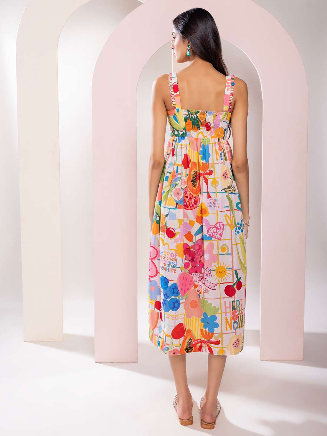 Sugar Printed Midi Dress