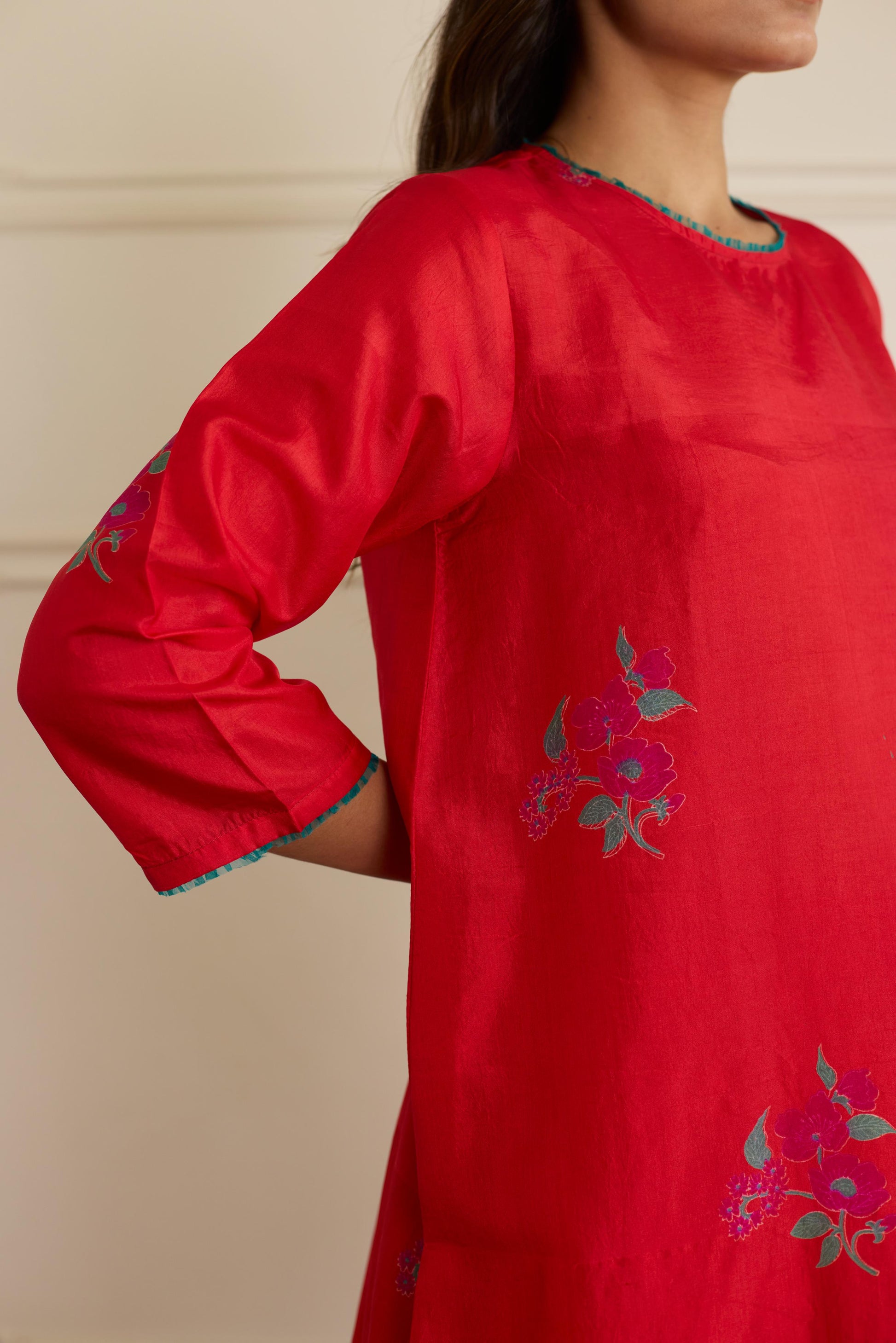 Crimson Silk Co-rd-JA