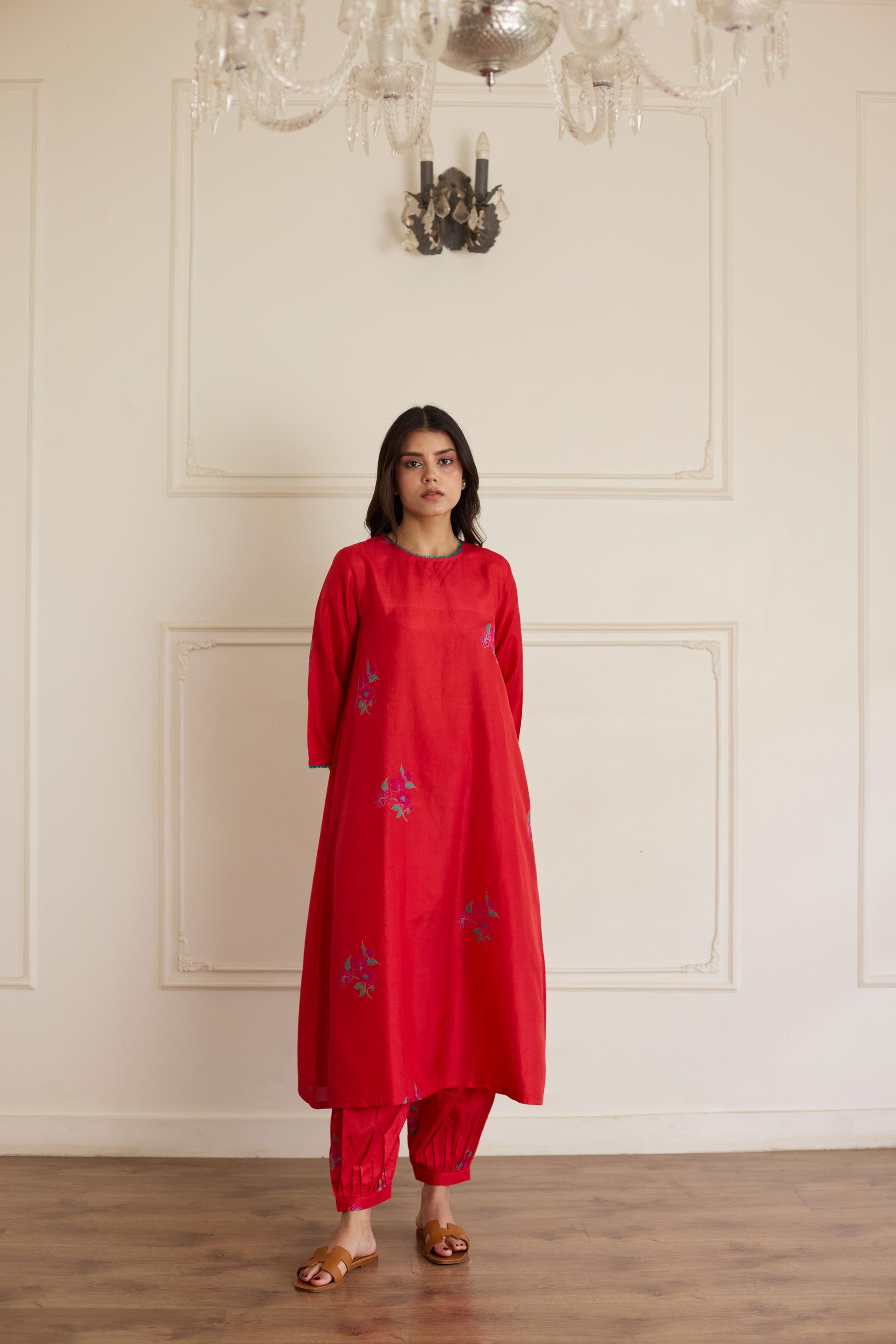 Crimson Silk Co-rd-JA