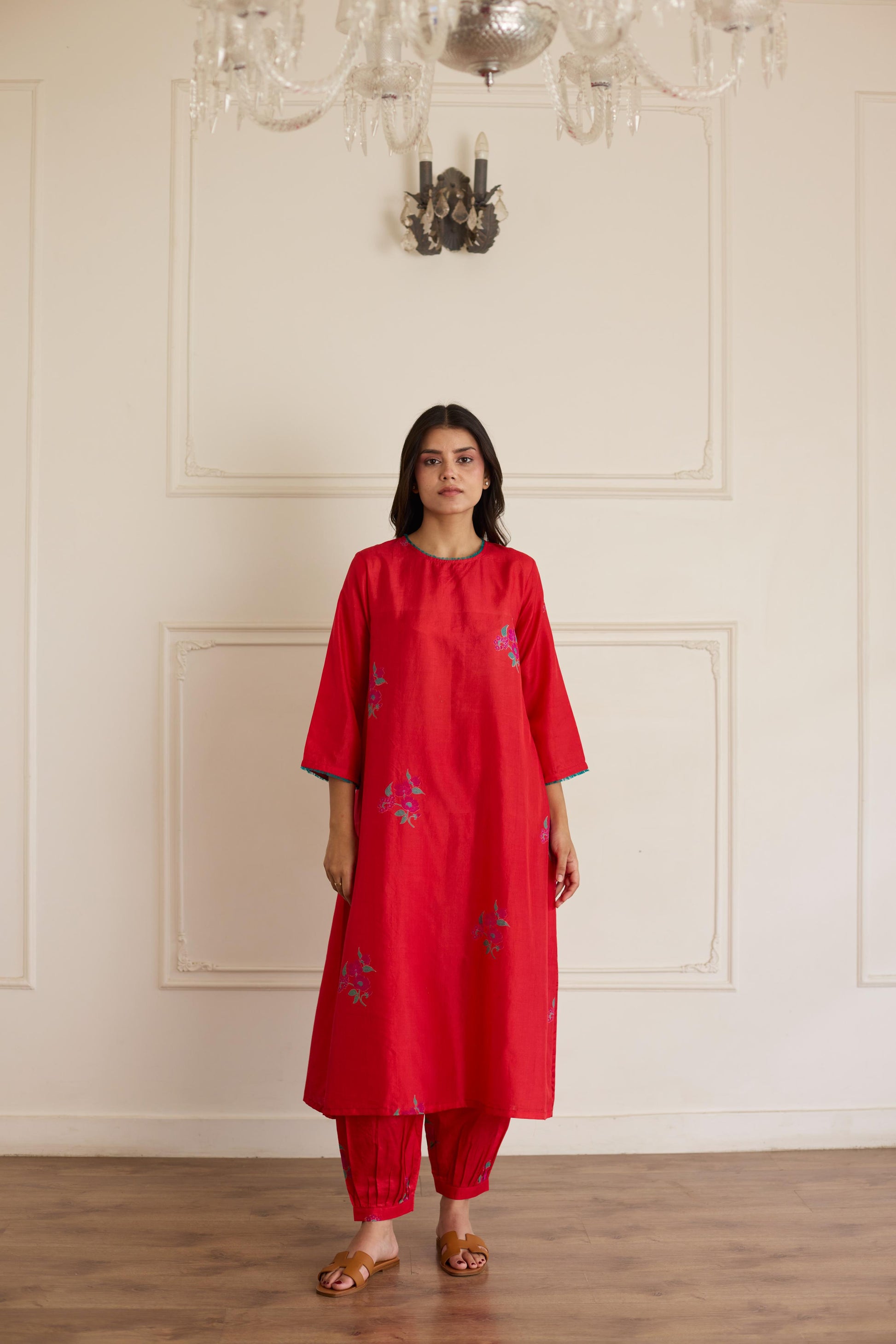 Crimson Silk Co-rd-JA