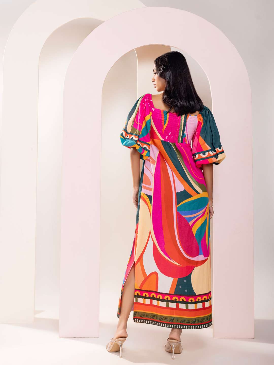 Pinko Printed Maxi Dress