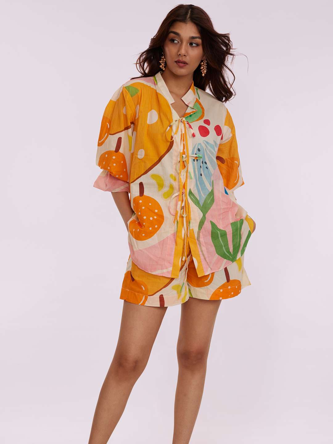 Berry Printed Co-ord Set (Set of 2)