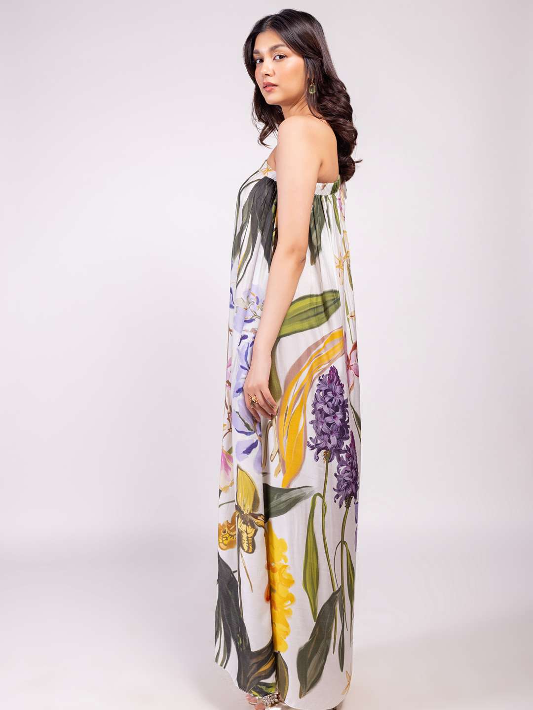 Juniper Printed One Shoulder Maxi Dress